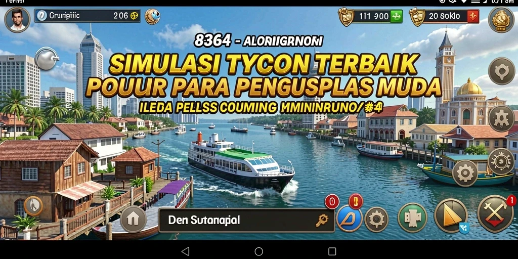 Gameplay menarik dalam 8364 saat membangun bisnis Tycoon.