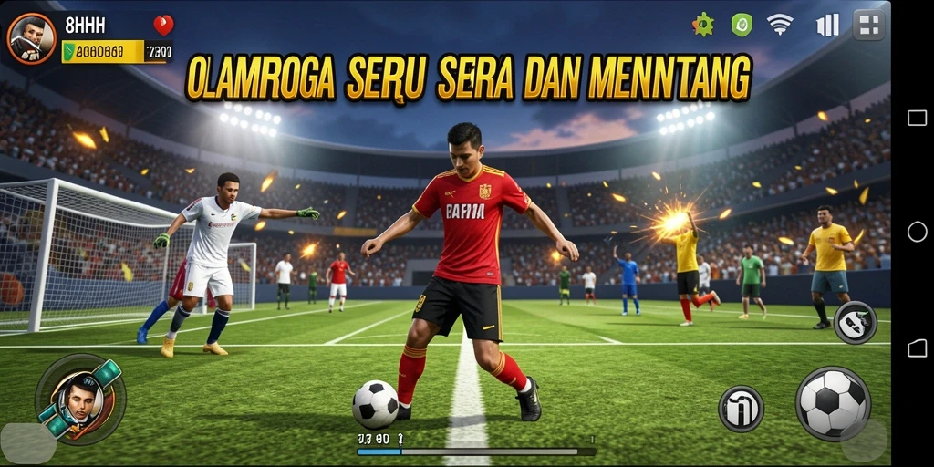 Tangkapan layar utama <strong>8HHH</strong> menunjukkan aksi seru dalam permainan olahraga.