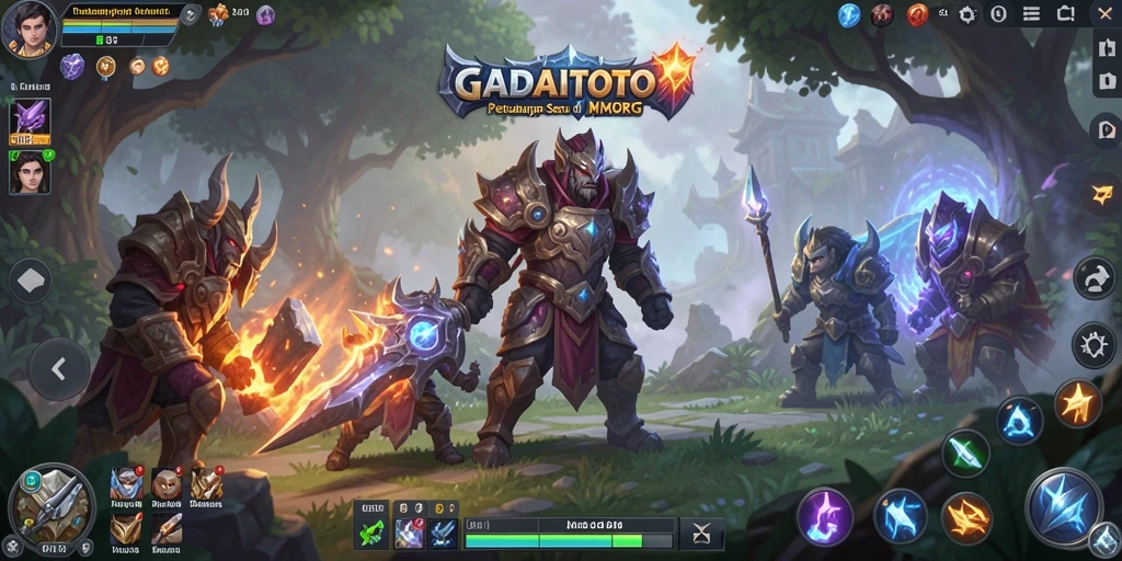 Gameplay GADAITOTO yang mendebarkan dalam dunia MMORPG.