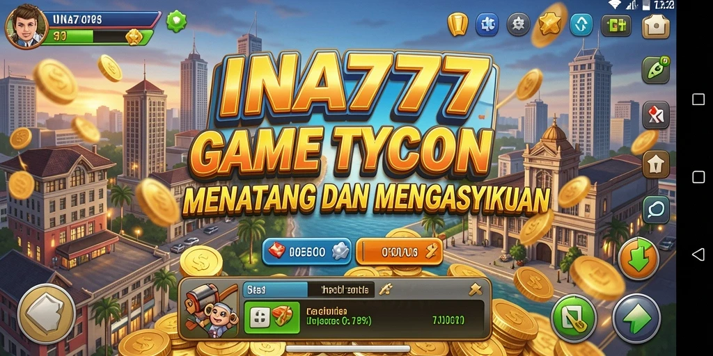 Screenshot utama menunjukkan gameplay yang seru dan menantang di INA777.