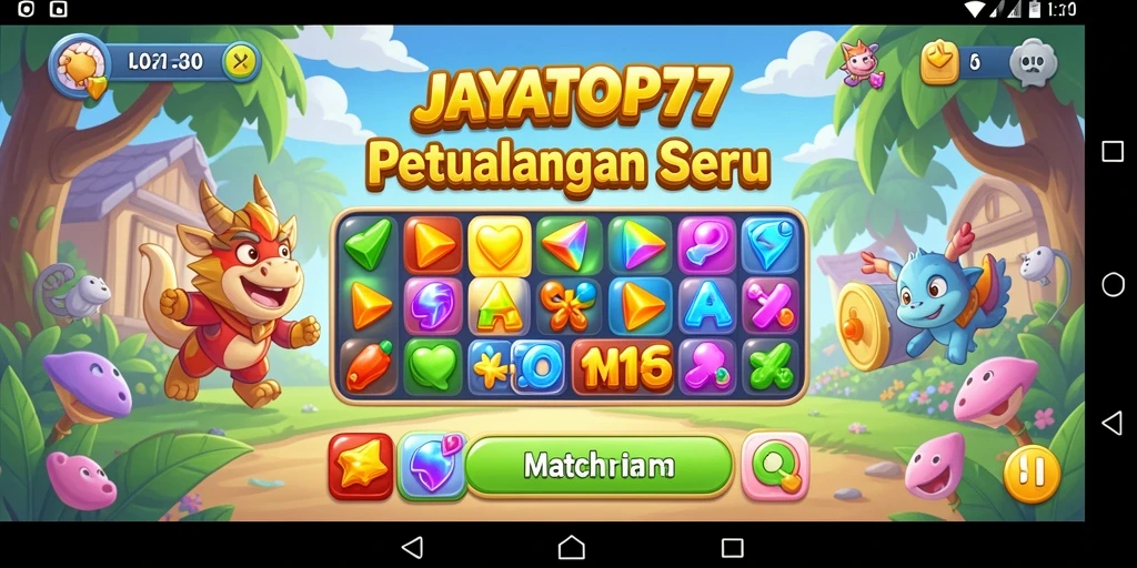 Tampilan gameplay seru dalam JAYATOP77 dengan grafis menarik.