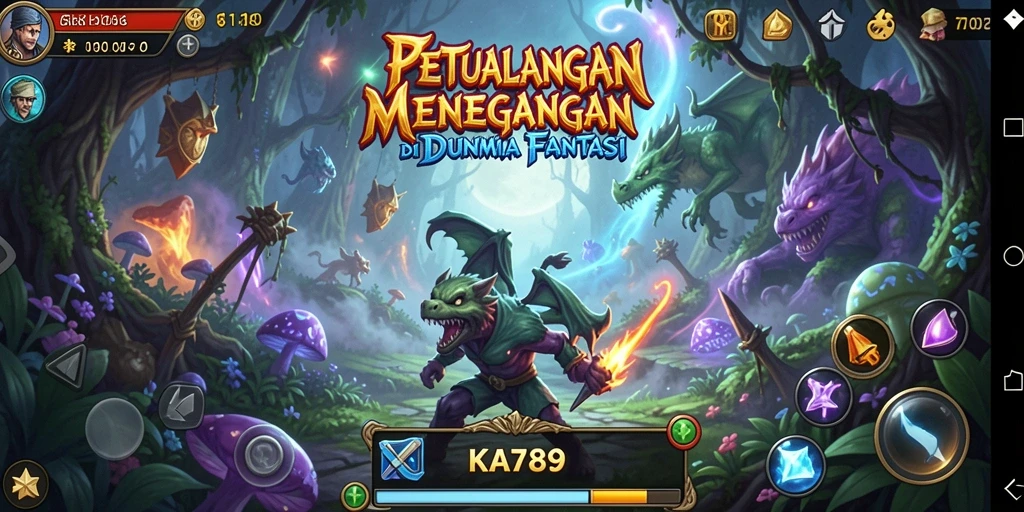 Screenshot menunjukkan aksi mendebarkan dalam permainan KA789.