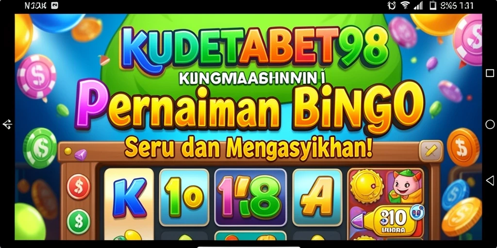 Tampilan gameplay Bingo yang seru dan interaktif di KUDETABET98.