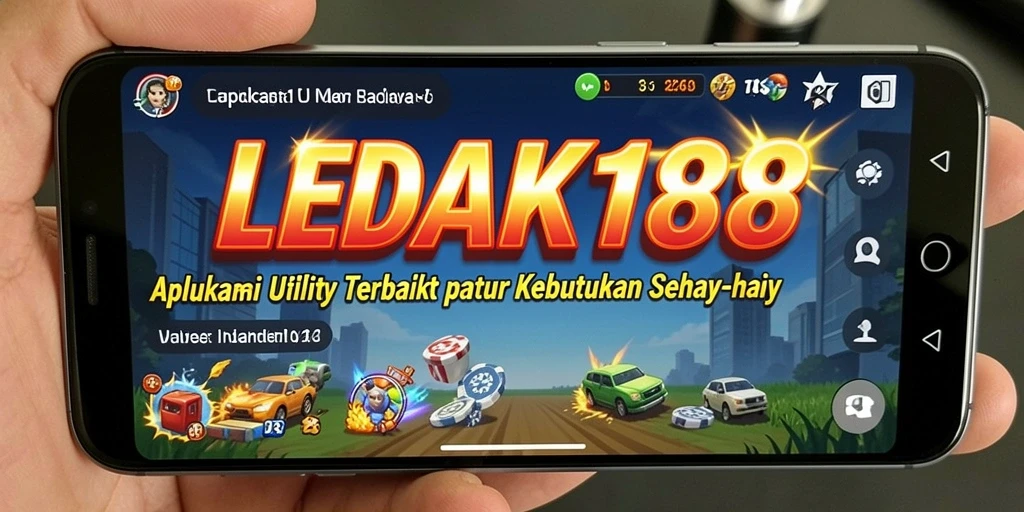 Screenshot utama LEDAK188 menampilkan antarmuka aplikasi Utility yang intuitif.