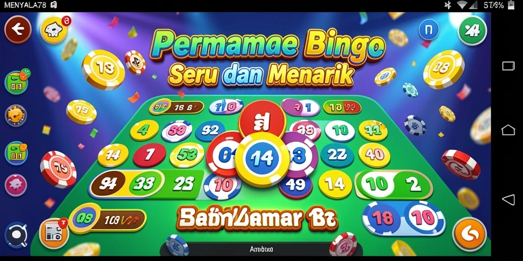 Tampilan gameplay Bingo di MENYALA78 yang seru dan interaktif.