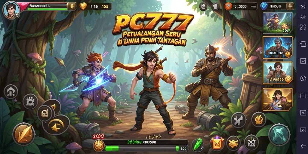 Tampilan seru di dunia petualangan PC777.