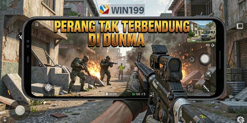Tampilan gameplay seru di WIN199 dengan aksi baku tembak intens.